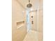 Modern shower with marble tiled walls, dual shower heads, and recessed shelf at 133 Serenity Point Dr., Little River, SC 29566