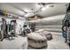 Finished garage space with gym equipment and beanbag chairs at 233 Astoria Park Loop, Conway, SC 29526