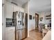 Stainless steel refrigerator and modern appliances in this well-equipped kitchen at 233 Astoria Park Loop, Conway, SC 29526