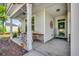 Welcoming front porch with seating at 233 Astoria Park Loop, Conway, SC 29526