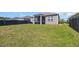 Wide, green backyard with fresh cut grass and fenced perimeter at 2771 Eclipse Dr., Myrtle Beach, SC 29577