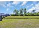 Lush backyard with green grass and trees beyond at 2771 Eclipse Dr., Myrtle Beach, SC 29577