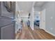 Inviting foyer with wood floors leading to an open-concept living space and a view of the main bedroom at 2771 Eclipse Dr., Myrtle Beach, SC 29577