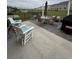 Outdoor patio with a dining table, chairs, and a grill at 328 Logan St., Little River, SC 29566