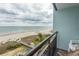 Enjoy picturesque views of the beach and the ocean from this property's cozy balcony at 6804 Ocean Blvd. N # 625, Myrtle Beach, SC 29572