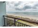 Enjoy the view of the beach and the ocean from this property's private balcony at 6804 Ocean Blvd. N # 625, Myrtle Beach, SC 29572