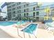 Great amenities! Relax and unwind at this property's cool pool area featuring lots of seating at 6804 Ocean Blvd. N # 625, Myrtle Beach, SC 29572
