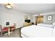 Standard bedroom with two beds and a small table with chairs at 7100 N Ocean Blvd. # 405, Myrtle Beach, SC 29572