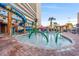 Fun water park area with slides, splash zone, and colorful play structures at 7100 N Ocean Blvd. # 405, Myrtle Beach, SC 29572