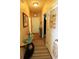 Hallway decorated with coastal accents offers a glimpse of the home's bright and welcoming interior at 110 Portsmith Dr. # 8, Myrtle Beach, SC 29588