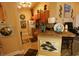Cozy kitchen with a breakfast bar and fun decorations, perfect for casual dining and entertaining at 110 Portsmith Dr. # 8, Myrtle Beach, SC 29588