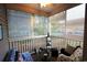 Relaxing screened porch with comfortable seating, perfect for enjoying the outdoors in a cozy space at 110 Portsmith Dr. # 8, Myrtle Beach, SC 29588
