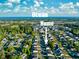 Aerial view of home in a coastal community, close to the ocean at 147 Marsh Deer Place, Surfside Beach, SC 29575