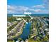 Aerial view of the home in a community with a lake at 147 Marsh Deer Place, Surfside Beach, SC 29575