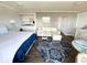 Studio condo features a sleeping area, kitchenette, seating area, and stylish decor at 2001 S Ocean Blvd. S # 511, Myrtle Beach, SC 29577