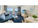 Inviting living area boasting an ocean view, comfortable seating, and a dining set at 2711 S Ocean Blvd. # 621, North Myrtle Beach, SC 29582