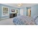 Bedroom featuring carpet floors, a tv, and natural light at 3300 Prioloe Dr., Myrtle Beach, SC 29588