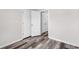 Comfortable bedroom with gray flooring, closet access, and lots of open space at 500 Dundalk Dr., Conway, SC 29526