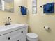 Well-lit bathroom featuring modern fixtures and stylish decor at 5000 N Ocean Blvd. # B-1, North Myrtle Beach, SC 29582