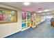 Hotel corridor featuring a charming gift shop with beach-themed items, jewelry, and souvenirs for guests at 5300 N Ocean Blvd. # 922, Myrtle Beach, SC 29572