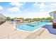 Inviting community pool featuring zero entry access, wading areas, and sun loungers, creating a perfect spot for relaxation and recreation at 756 Waterbridge Blvd., Myrtle Beach, SC 29579