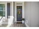Charming front entrance with a stylish door, seasonal wreath, and coordinated decor at 756 Waterbridge Blvd., Myrtle Beach, SC 29579