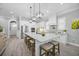 Gourmet kitchen features a large center island, ample seating, and updated appliances at 756 Waterbridge Blvd., Myrtle Beach, SC 29579