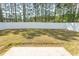 Flat backyard enclosed with new white fence, ready for your enjoyment at 884 Freestyle Ct., Longs, SC 29568