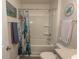 Full bathroom featuring turtle-themed shower curtain, decor, and vanity at 884 Freestyle Ct., Longs, SC 29568