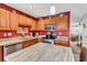 Functional kitchen with a center island, stainless steel appliances, and ample cabinet space for meal preparation and storage at 1046 Palisade Circle # 1046, Myrtle Beach, SC 29577