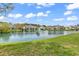 Scenic view of the pond, showcasing waterfront property at 1046 Palisade Circle # 1046, Myrtle Beach, SC 29577