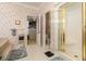 Bathroom featuring a shower, storage, and vanity at 124 Windmeadows Dr., Conway, SC 29526