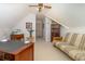 Comfortable office with a futon, desk, sewing table, and a bookshelf at 124 Windmeadows Dr., Conway, SC 29526