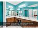 Primary bathroom with double vanity, and a large mirror at 1249 Trent Dr., Murrells Inlet, SC 29576