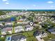 Aerial view of a residential community with water views, lush landscaping, and convenient location at 1411 Turkey Ridge Rd. # 30-B, Surfside Beach, SC 29575