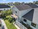 Aerial view of the home showcasing its exterior, well-maintained lawn, and surrounding neighborhood at 1411 Turkey Ridge Rd. # 30-B, Surfside Beach, SC 29575