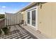 Outdoor deck space with wooden surface and chair, ideal for relaxing and enjoying the fresh air at 1411 Turkey Ridge Rd. # 30-B, Surfside Beach, SC 29575
