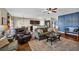 Comfortable living room showcasing open layout to kitchen, modern finishes and a spacious design at 1512 Virginia Pine Dr., Longs, SC 29568