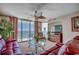 Inviting living room with comfortable seating and ocean view at 1625 S Ocean Blvd. # 1604, North Myrtle Beach, SC 29582