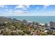 An aerial view highlights a home's proximity to Myrtle Beach and the ocean at 2602 Holly Dr., North Myrtle Beach, SC 29582