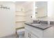 Well-lit bathroom featuring modern vanity with ample storage at 2801 South Ocean Blvd. # 335, North Myrtle Beach, SC 29582