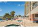 Enjoy outdoor lounging by the pool on the pool deck at 2801 South Ocean Blvd. # 335, North Myrtle Beach, SC 29582