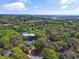Aerial view highlights the home's location near the coast and surrounding nature at 321 Heather Ct., Sunset Beach, NC 28468