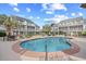 Sparkling pool with comfortable lounge seating, perfect for enjoying sunny days at 3700 Golf Colony Lane # 18-G, Little River, SC 29566