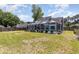 Large backyard with enclosed in-ground swimming pool at 403 Brandymill Blvd, Myrtle Beach, SC 29588
