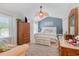 Bright bedroom with a ceiling fan, and stylish décor at 403 Brandymill Blvd, Myrtle Beach, SC 29588