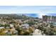 Beautiful aerial shot of a coastal neighborhood with ocean views in the distance and a pond nearby at 409 14Th Ave. S, North Myrtle Beach, SC 29582