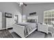 Main bedroom with vaulted ceiling and lots of natural light at 431 Brandymill Blvd, Myrtle Beach, SC 29588