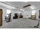Garage offering ample space with concrete flooring, white walls, and overhead lighting at 431 Brandymill Blvd, Myrtle Beach, SC 29588