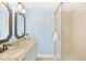 Cozy bathroom featuring double vanity and shower at 4311 S Ocean Blvd. # 701, North Myrtle Beach, SC 29582